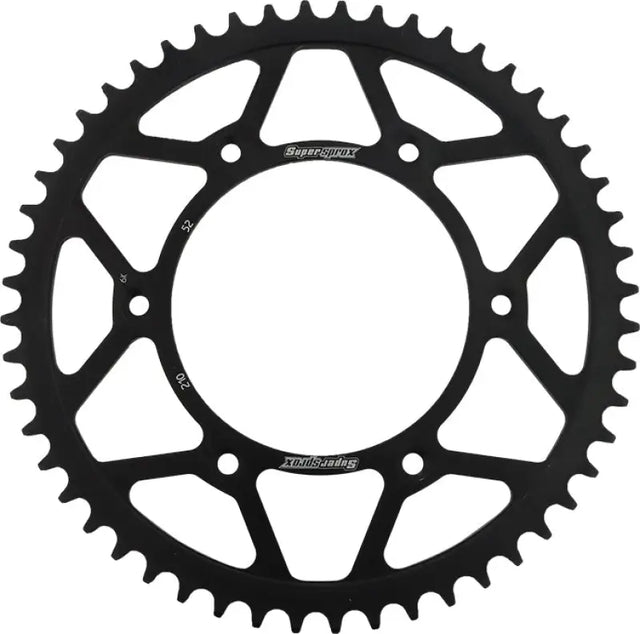 SUPERSPROX RFE-210-52-BLK Rear Sprocket Steel 52t 520 Blk Hon