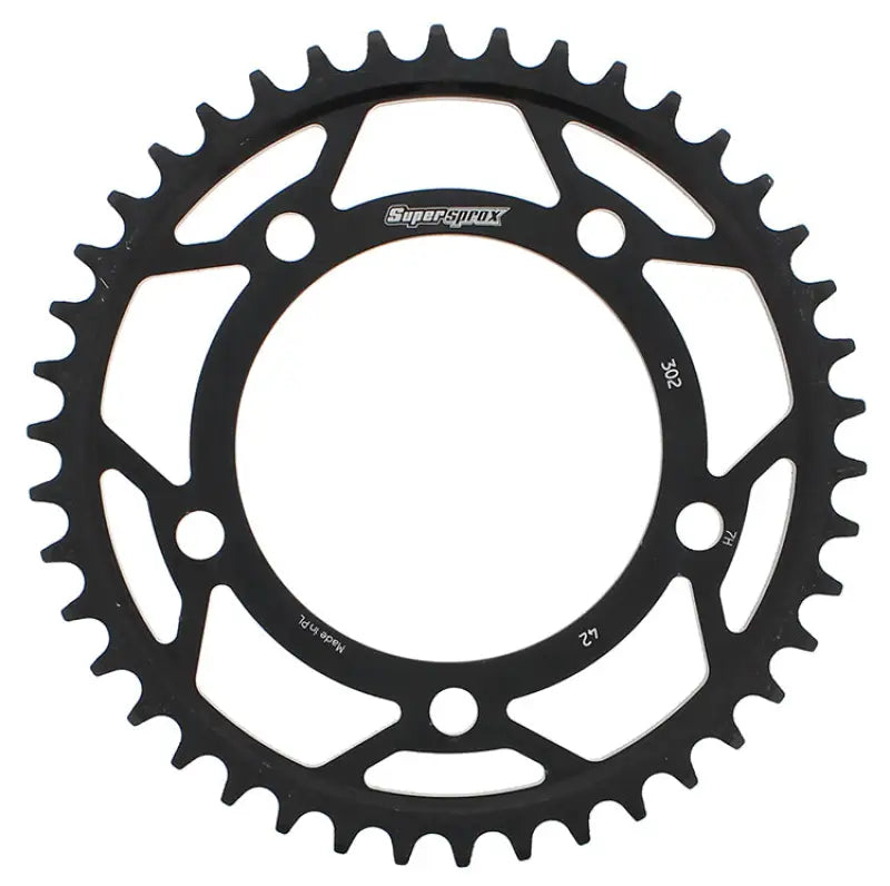 RFE-302-42-BLK Rear Sprocket Steel 42t 530 Blk Hon 