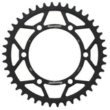 SUPERSPROX RFE-486-42-BLK Rear Sprocket Steel 42t 520 Blk Hon/Kaw
