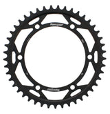 Black RFE-502-45-BLK rear sprocket with 45 teeth for Kawasaki motorcycles