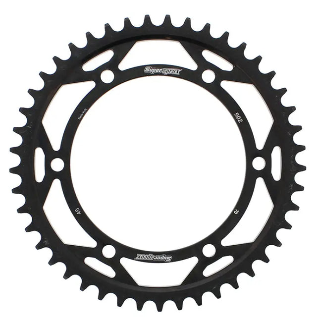 Black RFE-502-45-BLK rear sprocket with 45 teeth for Kawasaki motorcycles