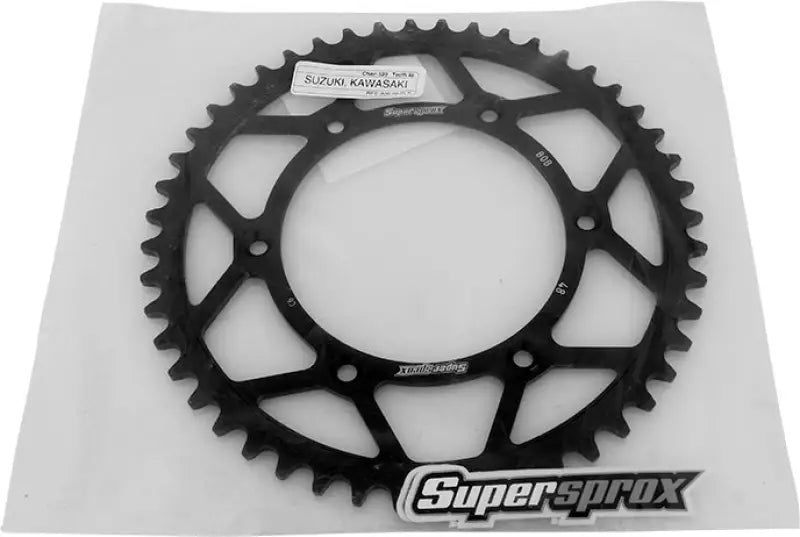 RFE-808-48-BLK Rear Sprocket Steel 48t 520 Blk Suz 