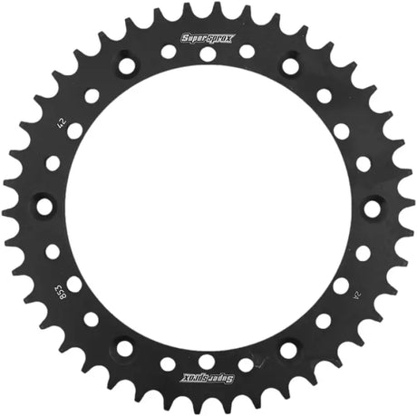 SUPERSPROX RFE-853-42-BLK Rear Sprocket Steel 42t 520 Blk Yam