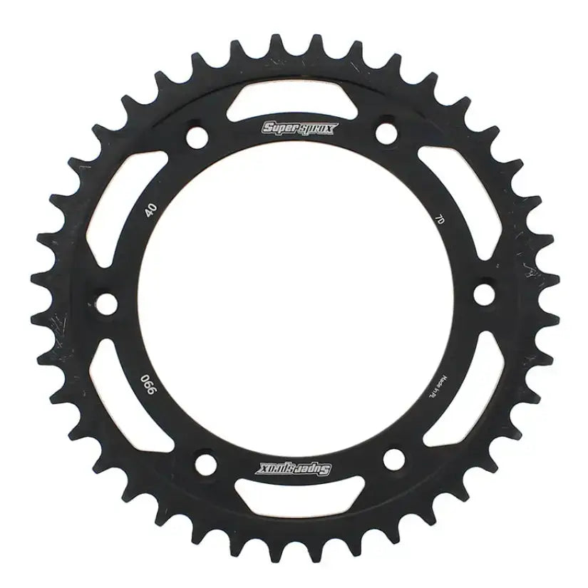 SUPERSPROX RFE-990-40-BLK Rear Sprocket Steel 40t 520 Blk Hus/Husq/Ktm