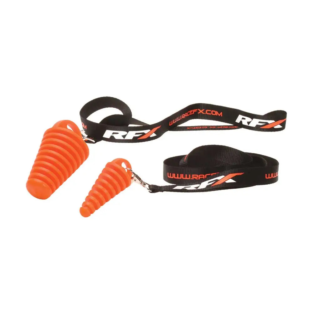 RFX Exhaust Wash Plug with Lanyard Accessories FXWT 9004T 55OR - Orange Bung Stroke Includes