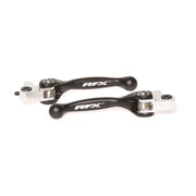 RFX Forged Aluminum Flex Levers FXFL 50600 55BK - Black Flexible Lever Set Husq GAS
