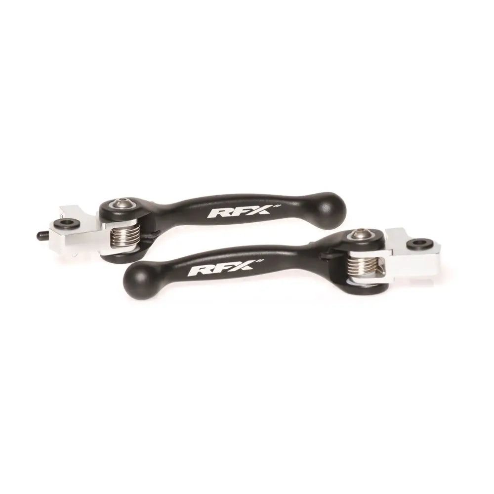 RFX Forged Aluminum Flex Levers FXFL 50600 55BK - Black Flexible Lever Set Husq GAS