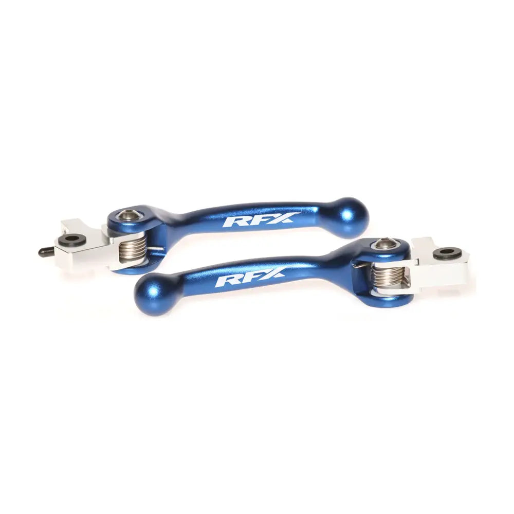 RFX Forged Aluminum Flex Levers FXFL 50600 55BU - Blue Flexible Lever Set Husq GAS