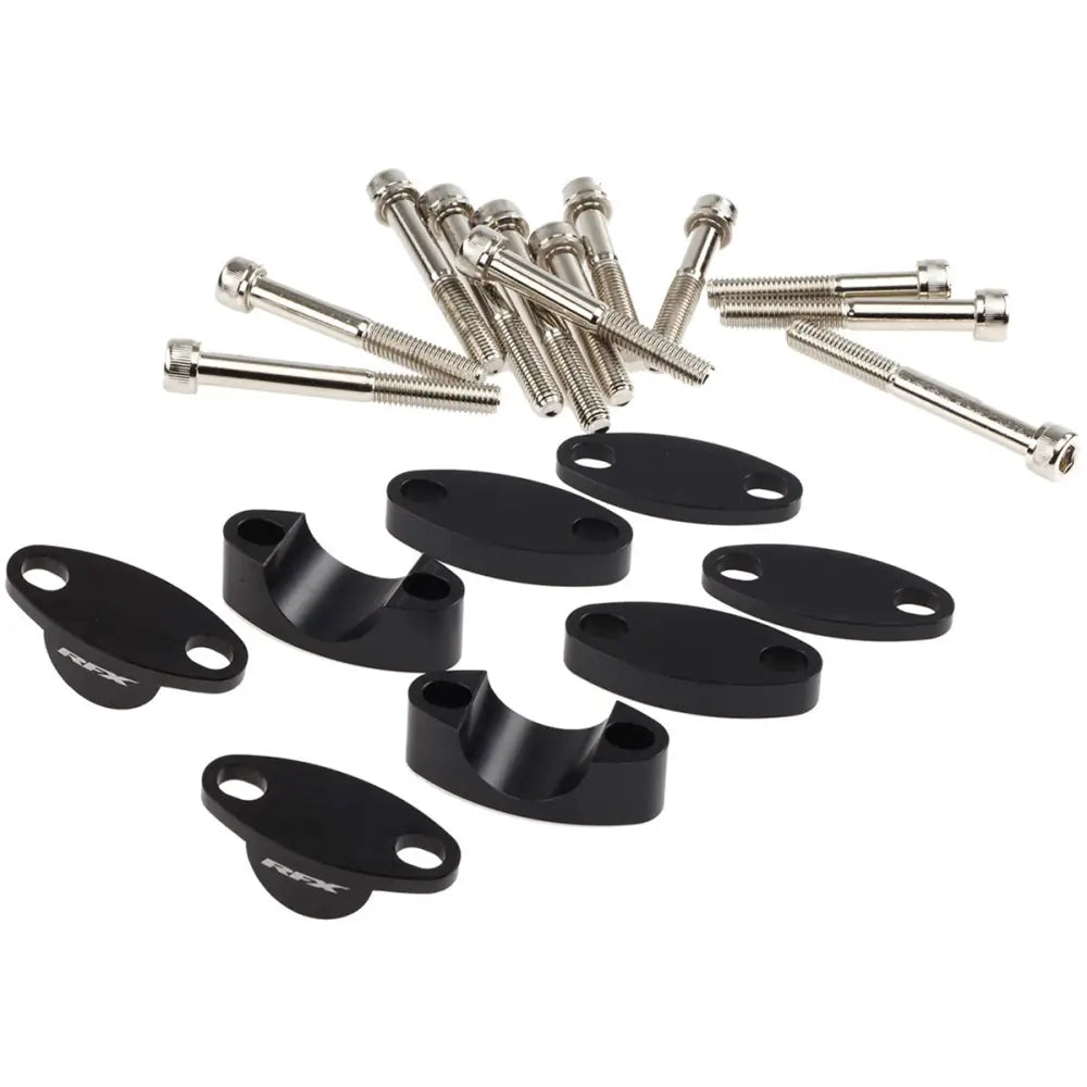 RFX Handlebar Riser Kit FXHM 90122 55BK - Black 25MM 30MM 35MM 40MM