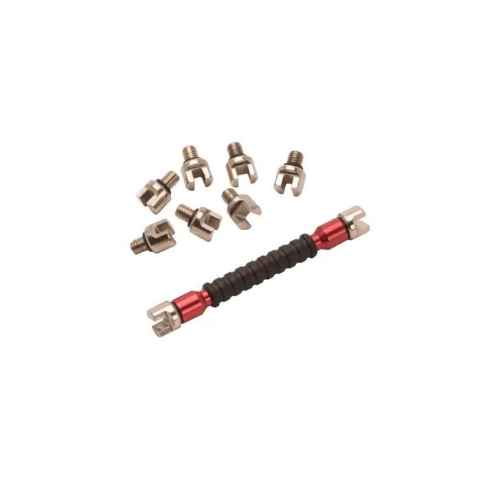 RFX Interchangeable Multi Tip Spoke Key Tools FXWT 10900 55RD - Red 5.4MM-7.0MM