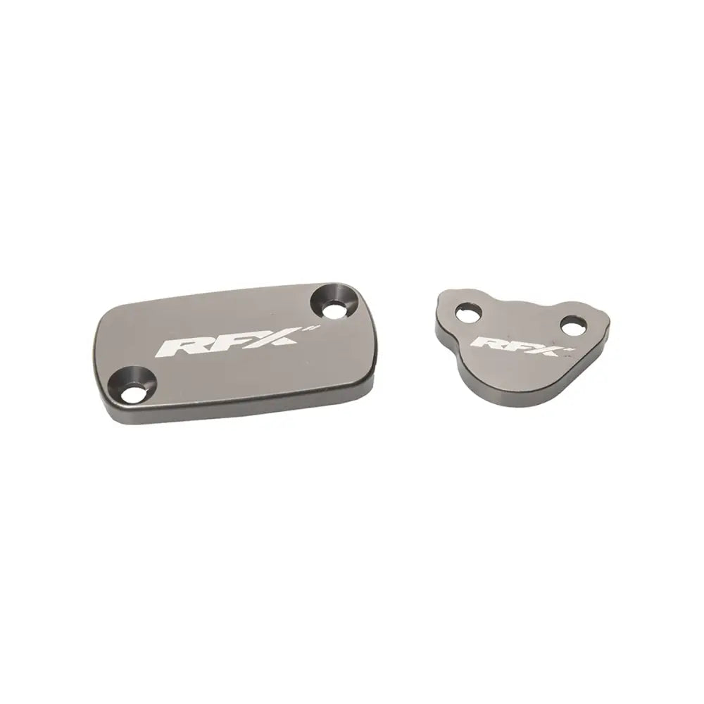 RFX Master Cylinder Covers Brakes FXRC 11000 99H2 - Gray Reservoir Cap Kit