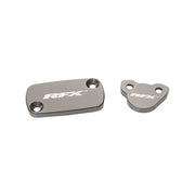 RFX Master Cylinder Covers Brakes FXRC 11001 99HA - Gray Reservoir Cap Kit