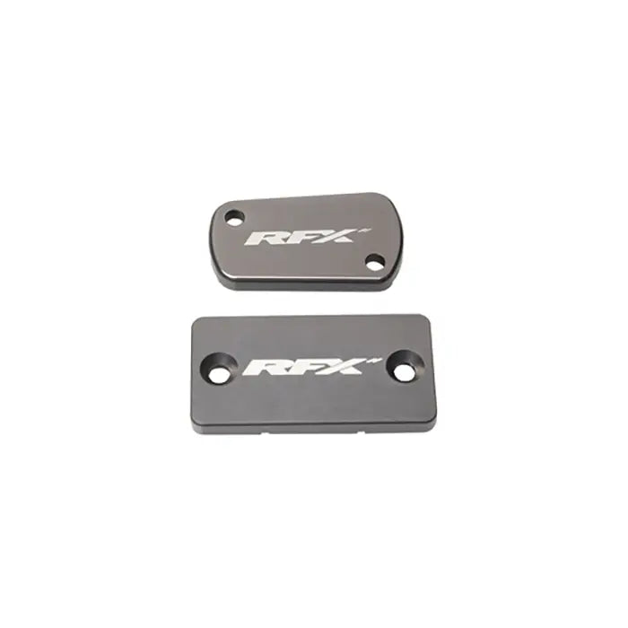 RFX Master Cylinder Covers Brakes FXRC 21100 99H2 - Gray Reservoir Cap Kit