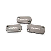 RFX Master Cylinder Covers Brakes FXRC 21200 99H2 - Gray Reservoir Cap Kit
