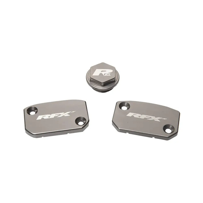 RFX Master Cylinder Covers Brakes FXRC 52000 99H2 - Gray