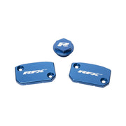RFX Master Cylinder Covers Brakes FXRC 72000 99BU - Blue Reservoir Cap Kit Husq Brembo