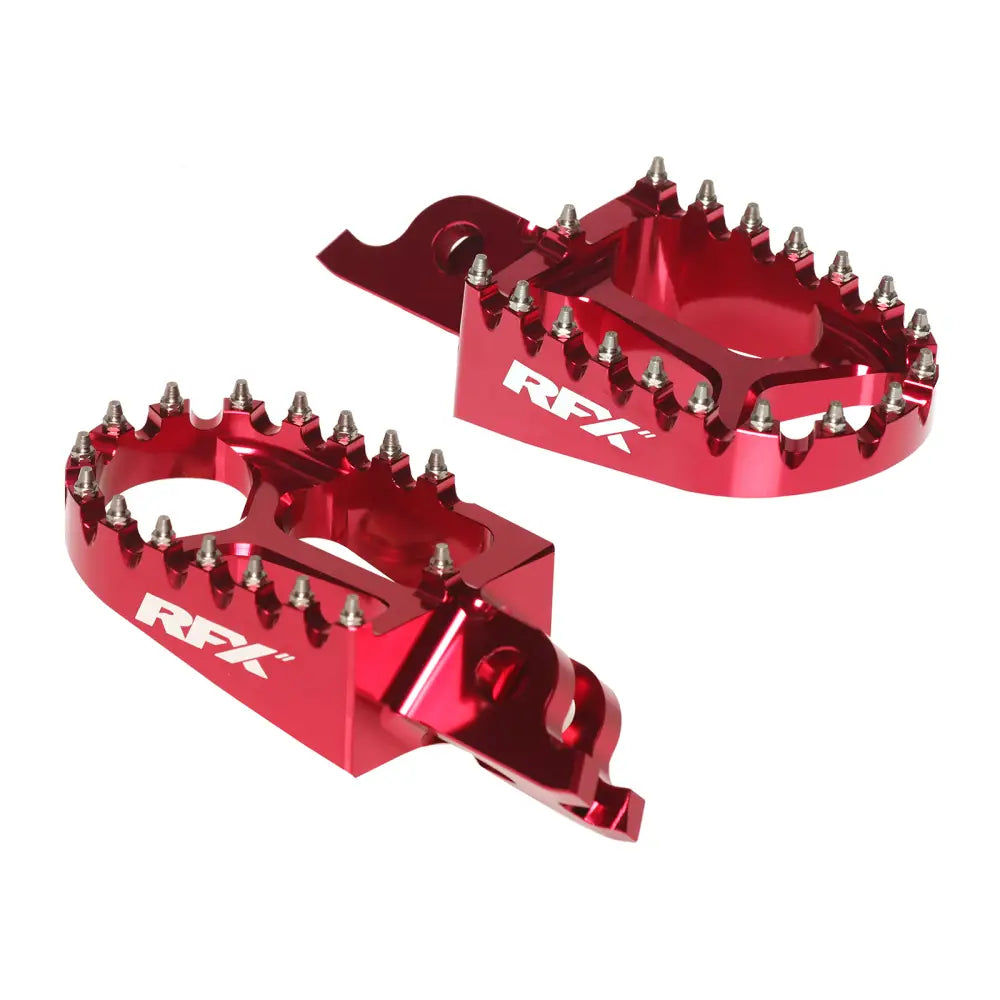 RFX PRO Series Aluminum Footpegs Foot Controls FXFR 10100 99RD - Red
