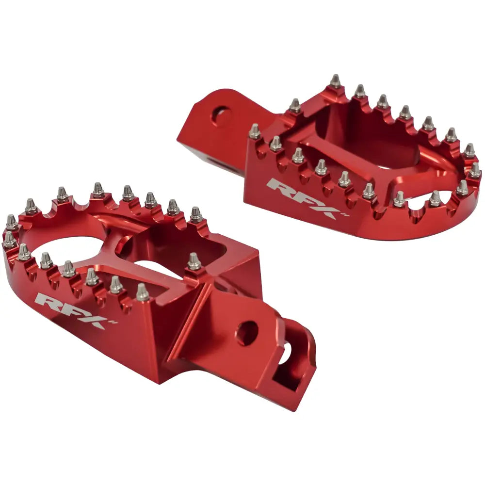 RFX PRO Series Aluminum Footpegs Foot Controls FXFR 10200 99RD - Red SUR-RON
