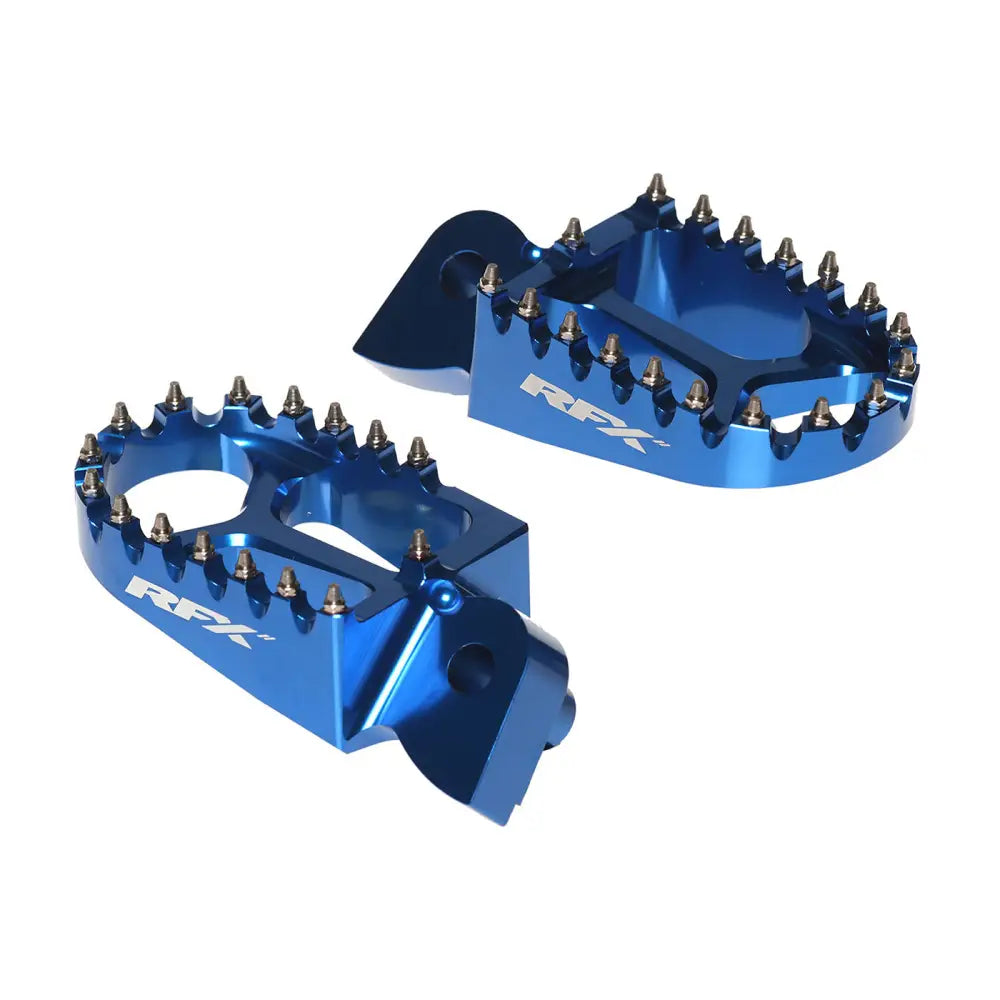 RFX PRO Series Aluminum Footpegs Foot Controls FXFR 40100 99BU - Blue