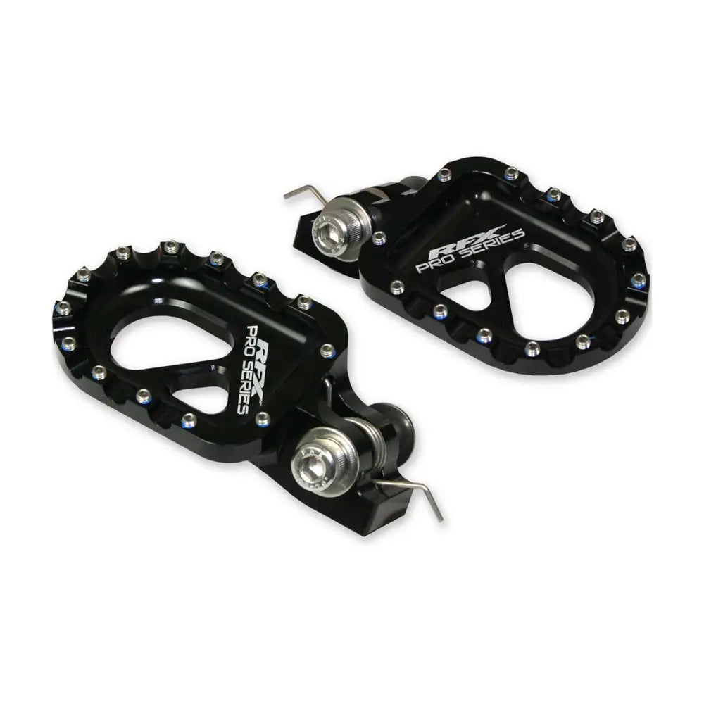 RFX PRO Series Aluminum Footpegs Foot Controls FXFR 90200 99BK - Black Trials GAS