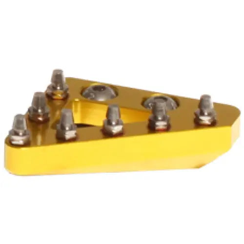 RFX Rear Brake Tip CNC Replacement Foot Controls FXRB 90101 99YL - Yellow Solid