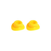 RFX Rubber Valve Mud Guards Tire/Wheel Accessories FXVC 20000 00YL - Yellow Seals 2PCS
