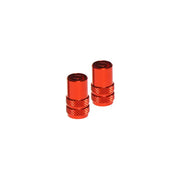 RFX Sport Valve Caps With Valve Key Tire/Wheel Accessories FXVC 30000 00OR - Orange 2PCS