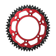 RFX Steel Hybrid Sprockets FXRS 50-49 Alrd - Red Rear Sprocket 49T Husq GAS
