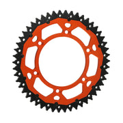 RFX Steel Hybrid Sprockets FXRS 50-52 Alor - Orange Rear Sprocket 52T Husq GAS