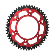 RFX Steel Hybrid Sprockets FXRS 61-49 Alrd - Red Rear Sprocket 49T