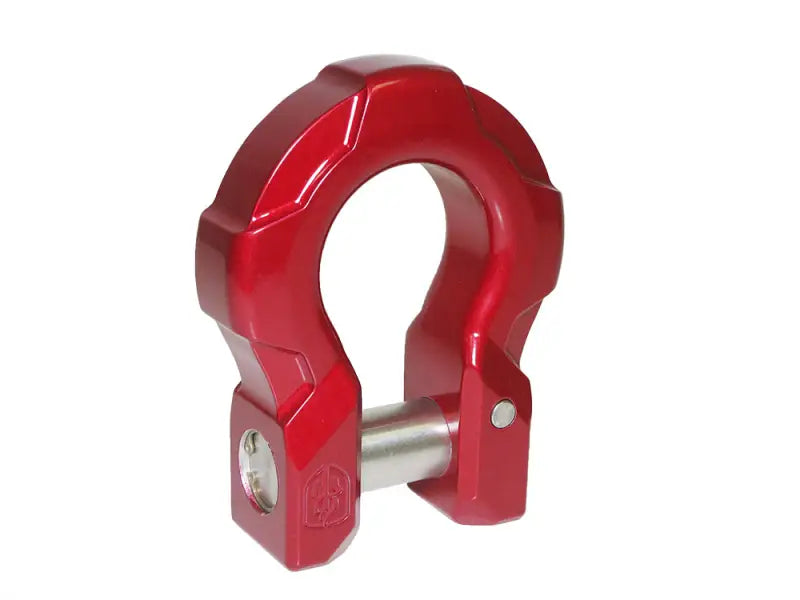 RG-SH087CR Road Armor Identity Aluminum Shackles in red, perfect for RV, automotive, powersports, off-road, marine, and exterior applications, enhancing rugged aesthetics and providing reliable strength for towing and recovery tasks, truck accessories, interior, truck bed, RV parts, Winches & Hitches, AVADA - Best Sellers, Powersports Accessories, Must Haves