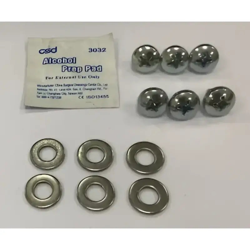 Hardware set with alcohol prep pad for RH5164XH Trailfx Repl Hardware-5164XH