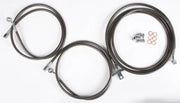 RHIN700-R-4-SMOKE Brakeline Rear Smoke + 4 Yamaha - Brake Line Kit
