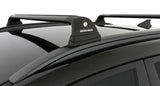 Black roof rack system for Hyundai Kona Vortex RVP on 1st gen 5-door SUV