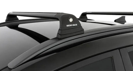 Black roof rack system for Hyundai Kona Vortex RVP on 1st gen 5-door SUV
