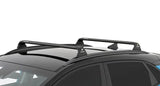 Black crossbars for Hyundai Kona roof rack system with Vortex RVP 2 Bar in black