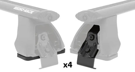 Rhino-Rack 2500 Roof Rack Fitting Kit with 4 Pads and Clamps - Truck & Automotive