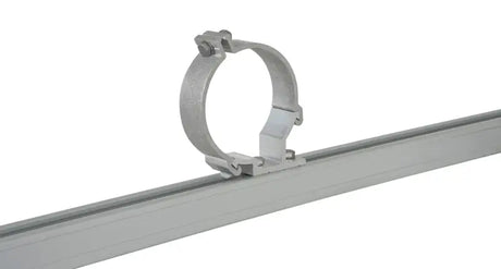 Rhino-Rack Conduit Clamp Set - Pair for Mounting 4-inch to Heavy Duty Bar - Truck & Automotive