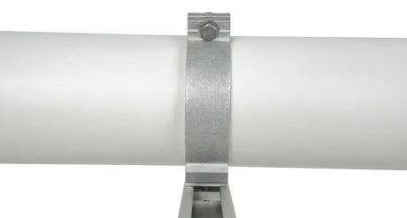 Rhino-Rack Conduit Clamp Set - Pair for Mounting 4-inch to Heavy Duty Bar - Truck & Automotive