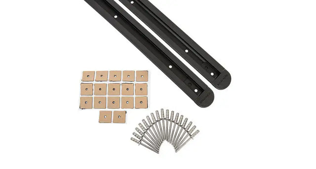 Rhino-Rack Ford Ranger RTS Tracks w/Hardware & End Caps - Pair - Truck Automotive