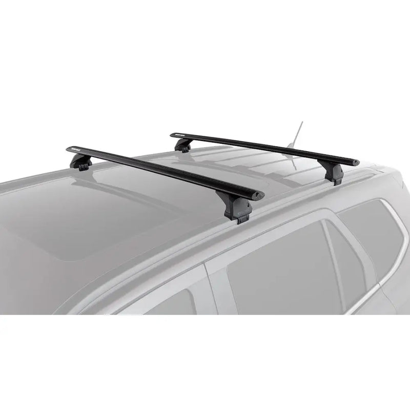 Rhino Rack Limited Lifetime Warranty Roof Rack JC-02134 - Black Vortex RX200-4 Bar Rac