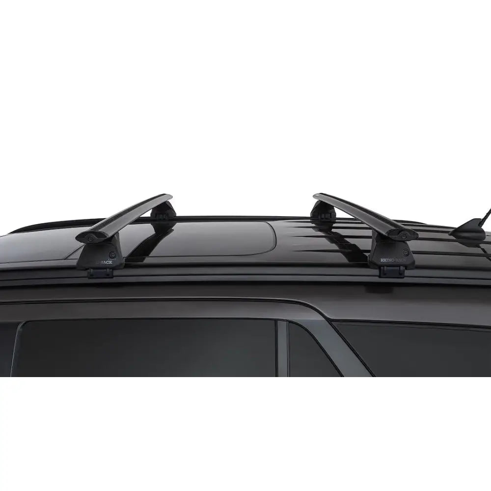 Rhino Rack Limited Lifetime Warranty Roof Rack JC-02134 - Black Vortex RX200-4 Bar Rac
