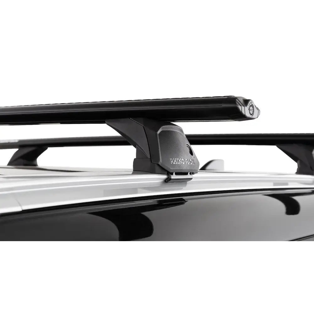 Rhino Rack Limited Lifetime Warranty Roof Rack JC-02138 - Black Vortex RX200-4 Bar Rac