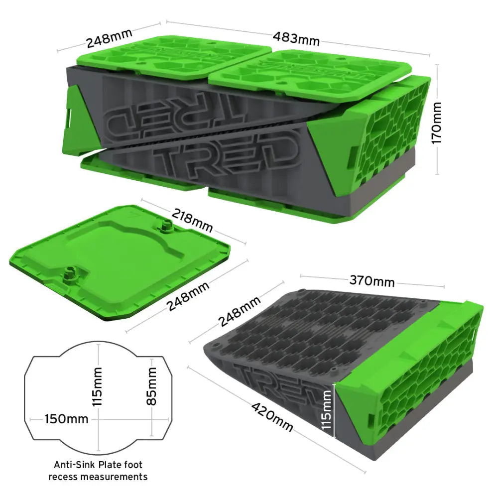 Rhino Rack Limited Lifetime Warranty Trailer Leveling Kit TGTLVLPK - Tred GT Levelling Pack