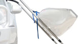 White cargo carrier attached to vehicle with Rhino-Rack Nautic Kayak Lifter for easy kayak transport