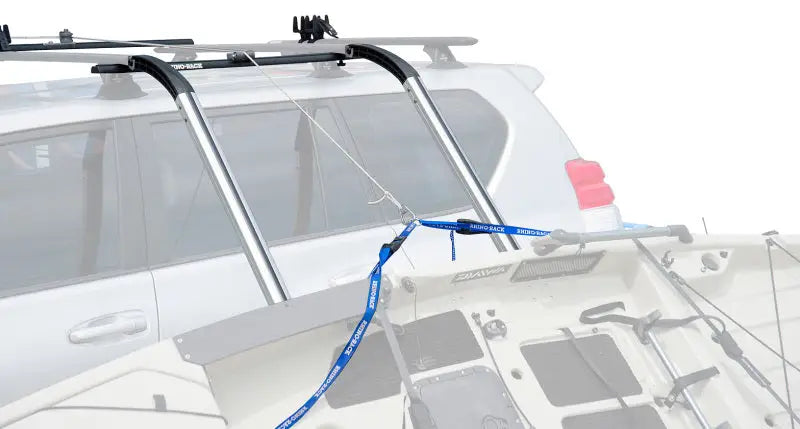 Rhino-Rack Nautic Kayak Lifter on vehicle showing kayak carrier for nautic kayak