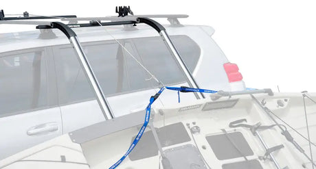 Rhino-Rack Nautic Kayak Lifter on vehicle showing kayak carrier for nautic kayak