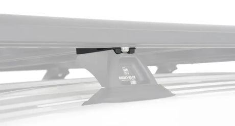 Roof rack mounting system with Rhino-Rack Pioneer Leg Height Spacer for custom fit