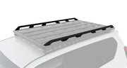 Sleek black and silver Rhino-Rack Pioneer side rails for 1828mm roof rack