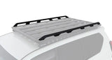Black Rhino-Rack Pioneer roof rack with 2128mm Pioneer Platform on white vehicle